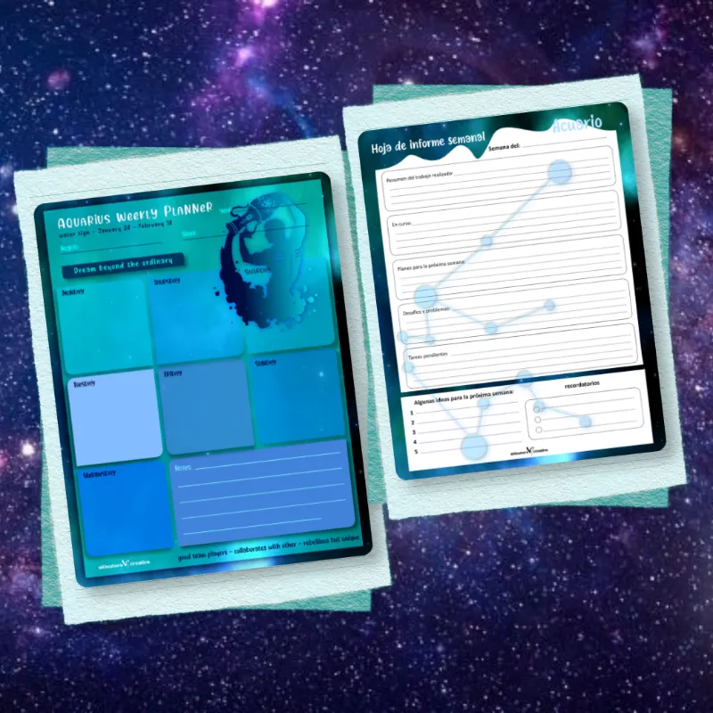 ♒ Aquarius Zodiac Weekly Planner