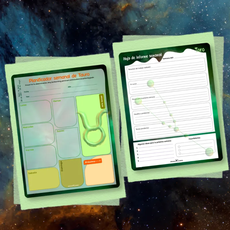 ♉ Taurus Zodiac Weekly Planner