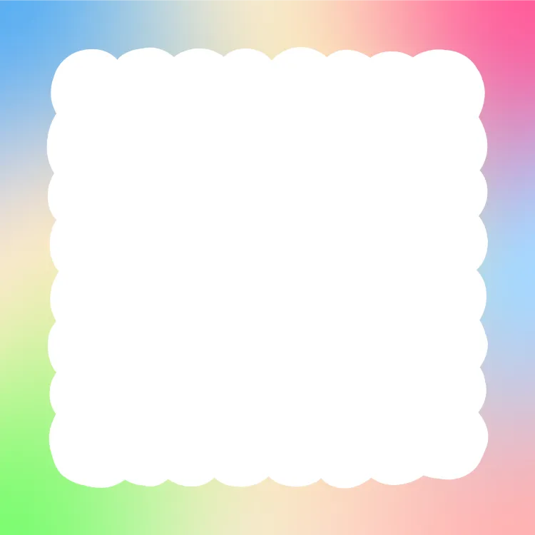 Rainbow blue