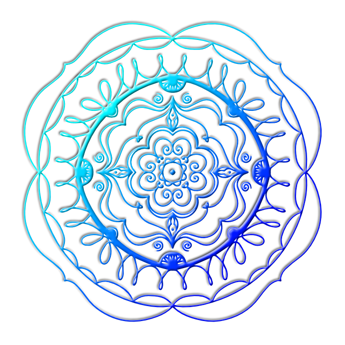 Arabesk bluish blu